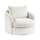  Manufacturer Color_Beige -- Tomball 9539BEG-1SW Swivel Chair IMAGE 2