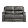  Manufacturer Color_Grey -- Pagosa 9601GY-2 Double Reclining Love Seat IMAGE 1