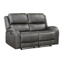 Manufacturer Color_Grey -- Pagosa 9601GY-2 Double Reclining Love Seat IMAGE 2