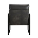  Manufacturer Color_Dark Grey -- Homelegance Trent Stationary Leather Look Accent Chair IMAGE 6