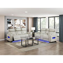  Manufacturer Color_Taupe -- Homelegance Fairway Power Reclining Leather Look Sofa IMAGE 15