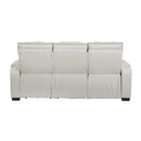  Manufacturer Color_Taupe -- Homelegance Fairway Power Reclining Leather Look Sofa IMAGE 3