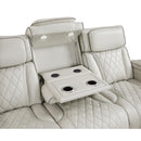  Manufacturer Color_Taupe -- Homelegance Fairway Power Reclining Leather Look Sofa IMAGE 8