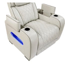  Manufacturer Color_Taupe -- Homelegance Fairway Power Leather Look Recliner IMAGE 13