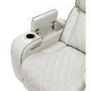  Manufacturer Color_Taupe -- Homelegance Fairway Power Leather Look Recliner IMAGE 15