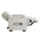  Manufacturer Color_Taupe -- Homelegance Fairway Power Leather Look Recliner IMAGE 9
