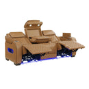 Manufacturer Color_Brown -- Fairway 9516BRW-3PWH Power Sofa with Drop-Down Cup Holders, Wireless Chargers and Charging Ports IMAGE 6