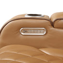  Manufacturer Color_Brown -- Fairway 9516BRW-1PWH Power Chair with Cup Holders and Storage Arms, Charging Ports and LED lighting IMAGE 14