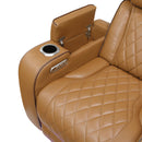  Manufacturer Color_Brown -- Fairway 9516BRW-1PWH Power Chair with Cup Holders and Storage Arms, Charging Ports and LED lighting IMAGE 15