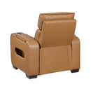  Manufacturer Color_Brown -- Fairway 9516BRW-1PWH Power Chair with Cup Holders and Storage Arms, Charging Ports and LED lighting IMAGE 4