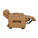  Manufacturer Color_Brown -- Fairway 9516BRW-1PWH Power Chair with Cup Holders and Storage Arms, Charging Ports and LED lighting IMAGE 9