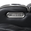  Manufacturer Color_Black -- Fairway 9516BLK-2PWH Power Loveseat with Console, Cup holders, Charging Ports and LED lighting IMAGE 10