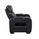  Manufacturer Color_Black -- Fairway 9516BLK-1PWH Power Chair with Cup holders and Storage Arms, Charging Ports and LED lighting IMAGE 3