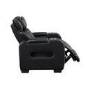  Manufacturer Color_Black -- Fairway 9516BLK-1PWH Power Chair with Cup holders and Storage Arms, Charging Ports and LED lighting IMAGE 8