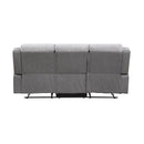  Manufacturer Color_Grey -- Homelegance Harriette Reclining Fabric Sofa IMAGE 3