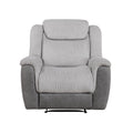  Manufacturer Color_Grey -- Homelegance Harriette Recliner IMAGE 1