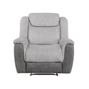  Manufacturer Color_Grey -- Homelegance Harriette Recliner IMAGE 1