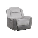  Manufacturer Color_Grey -- Homelegance Harriette Recliner IMAGE 2