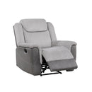  Manufacturer Color_Grey -- Homelegance Harriette Recliner IMAGE 7