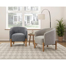 Manufacturer Color_Taupe -- Homelegance Borger Stationary Fabric Accent Chair IMAGE 10