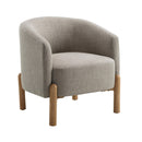  Manufacturer Color_Taupe -- Homelegance Borger Stationary Fabric Accent Chair IMAGE 2