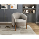  Manufacturer Color_Taupe -- Homelegance Borger Stationary Fabric Accent Chair IMAGE 9