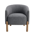  Manufacturer Color_Grey -- Borger 1012GRY-1 Accent Chair IMAGE 1