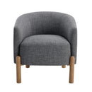  Manufacturer Color_Grey -- Borger 1012GRY-1 Accent Chair IMAGE 1