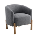  Manufacturer Color_Grey -- Borger 1012GRY-1 Accent Chair IMAGE 2