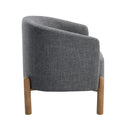  Manufacturer Color_Grey -- Borger 1012GRY-1 Accent Chair IMAGE 3