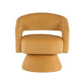  Manufacturer Color_Yellow -- Homelegance Upton Swivel Fabric Chair IMAGE 1