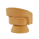  Manufacturer Color_Yellow -- Homelegance Upton Swivel Fabric Chair IMAGE 4
