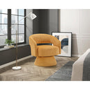  Manufacturer Color_Yellow -- Homelegance Upton Swivel Fabric Chair IMAGE 7