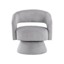  Manufacturer Color_Grey -- Upton 1013GRY-1 Swivel Chair IMAGE 1