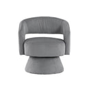  Manufacturer Color_Dark Grey -- Upton 1013DGY-1 Swivel Chair IMAGE 1