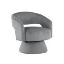  Manufacturer Color_Dark Grey -- Upton 1013DGY-1 Swivel Chair IMAGE 2