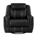  Manufacturer Color_Black -- Littleton 8516BK-1 Swivel Glider Reclining Chair IMAGE 1