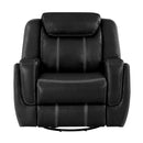  Manufacturer Color_Black -- Littleton 8516BK-1 Swivel Glider Reclining Chair IMAGE 1