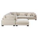  Manufacturer Color_Beige -- Traverse 8555BE*3CR2ACOT 6 pc Modular Sectional with Ottoman IMAGE 7