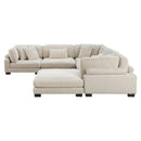  Manufacturer Color_Beige -- Traverse 8555BE*3CR2ACOT 6 pc Modular Sectional with Ottoman IMAGE 8