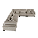  Manufacturer Color_Taupe -- Traverse 8555GB*3CR3AC 6 pc Modular Sectional IMAGE 3