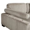 Manufacturer Color_Taupe -- Traverse 8555GB*3CR2ACOT 6 pc Modular Sectional with Ottoman IMAGE 9