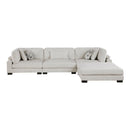  Manufacturer Color_Beige -- Homelegance Tinley Fabric 4 pc Sectional IMAGE 3