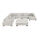  Manufacturer Color_Beige -- Homelegance Tinley Fabric 7 pc Sectional IMAGE 3