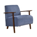  Manufacturer Color_Blue -- Homelegance Ezra Stationary Fabric Accent Chair IMAGE 1