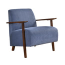  Manufacturer Color_Blue -- Homelegance Ezra Stationary Fabric Accent Chair IMAGE 1