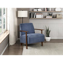  Manufacturer Color_Blue -- Homelegance Ezra Stationary Fabric Accent Chair IMAGE 8