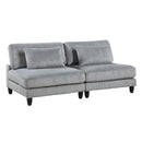  Manufacturer Color_Grey -- Homelegance Robstown Fabric 6 pc Sectional IMAGE 13