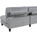  Manufacturer Color_Grey -- Homelegance Robstown Fabric 6 pc Sectional IMAGE 14