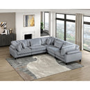  Manufacturer Color_Grey -- Homelegance Robstown Fabric 5 pc Sectional IMAGE 20